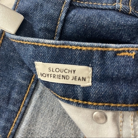 J. Crew Slouchy Boyfriend Jean in Outlaw Wash Size 26 Style: AQ820 Cotton - Picture 9 of 11